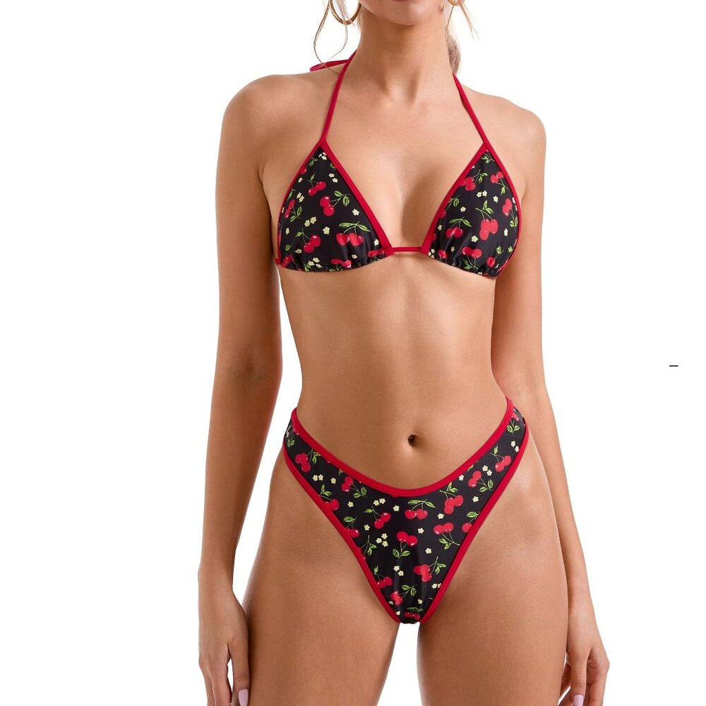 Cherry Print Bikini